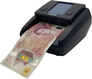 Cashtec CT390 Counterfeit Detector Money Checker Note Counter Fake Note Scanner, 154mm x130mm x81mm
