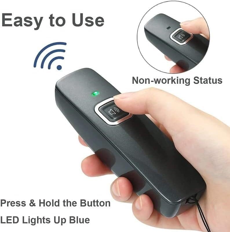 Nouveau Dispositif Anti-aboiement for Chien, à ultrasons, dresseur de Portable Rechargeable, portée contrôle Efficace 32 Pieds