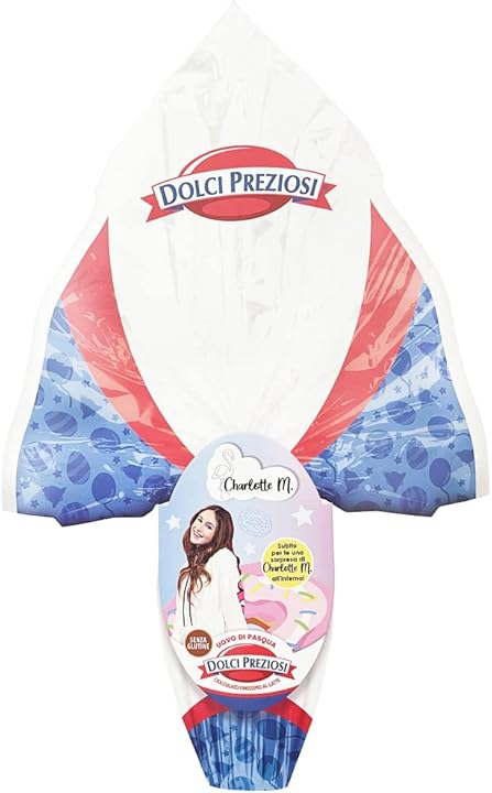 Candyfrizz Uovo di pasqua 2022 charlotte m. da 280gr cioccolato al latte con sorpresa Candyfrizz Uovo di pasqua 2022 charlotte m. da 280gr cioccolato al latte con sorpresa