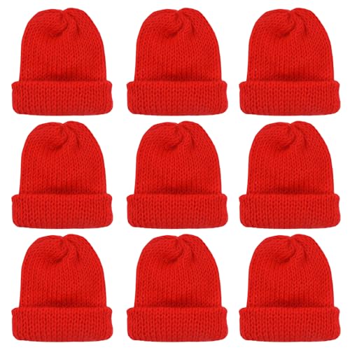 QMofeixiaodianQ 9 Stück Set Eierwärmer-Strickmütze,Eierwärmer,...