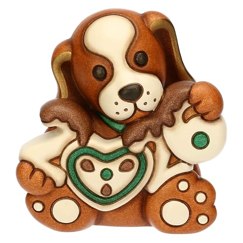 THUN - Cane Todo Buon Anno 2026 in ceramica - 7,2x6,3x7,5 cm