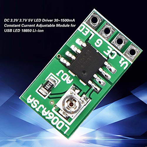 LED Driver Module Adjustable Constant Current Voltage 3.3V 3.7V 5V 30-1500mA for USB Li-ion LED Boards - Image 3