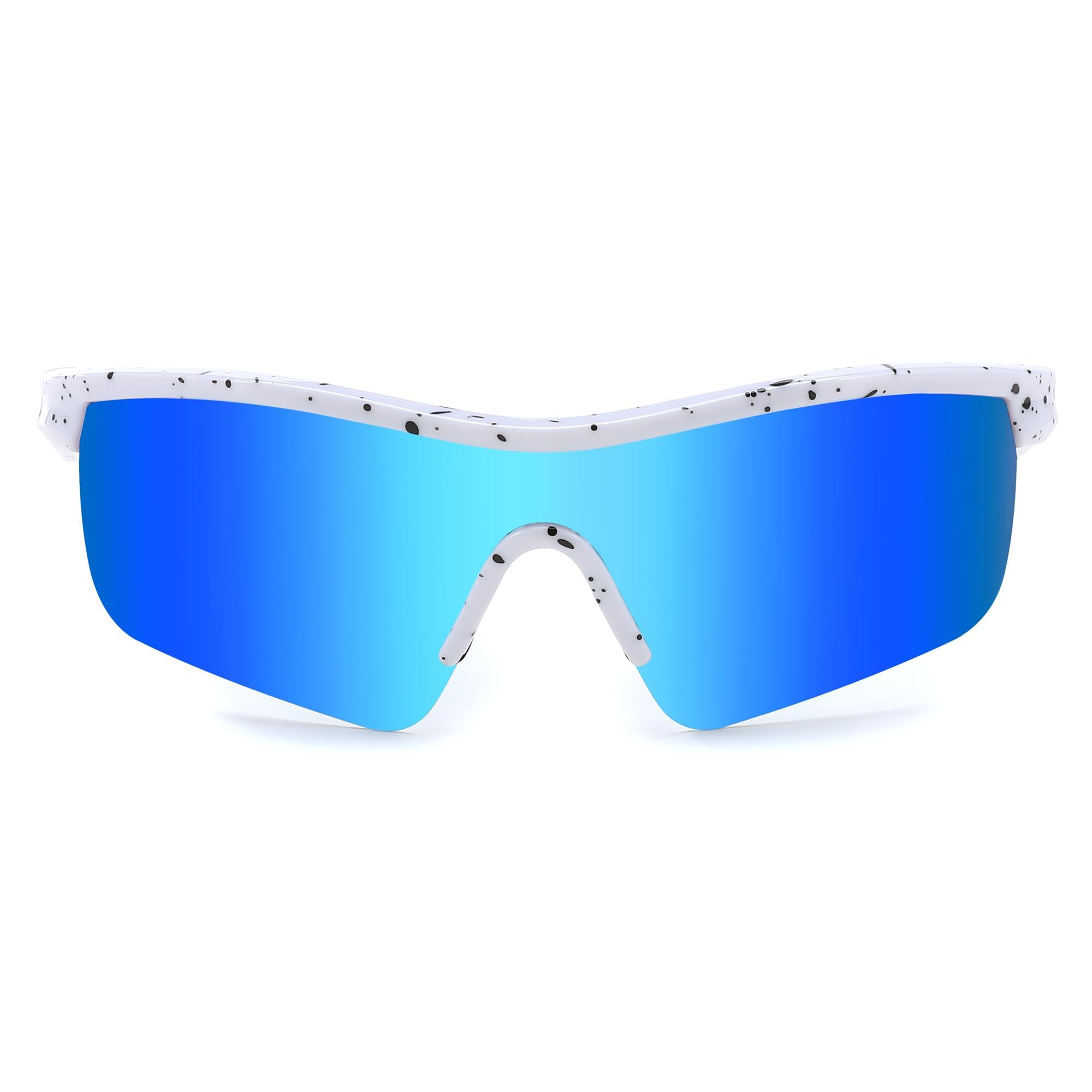 Karsaer Kids Teens Baseball Polarized Sunglasses Sports TR90 Frame Boys Girls Cycling E1002, Blue, 62 - Image 2 thumbnail