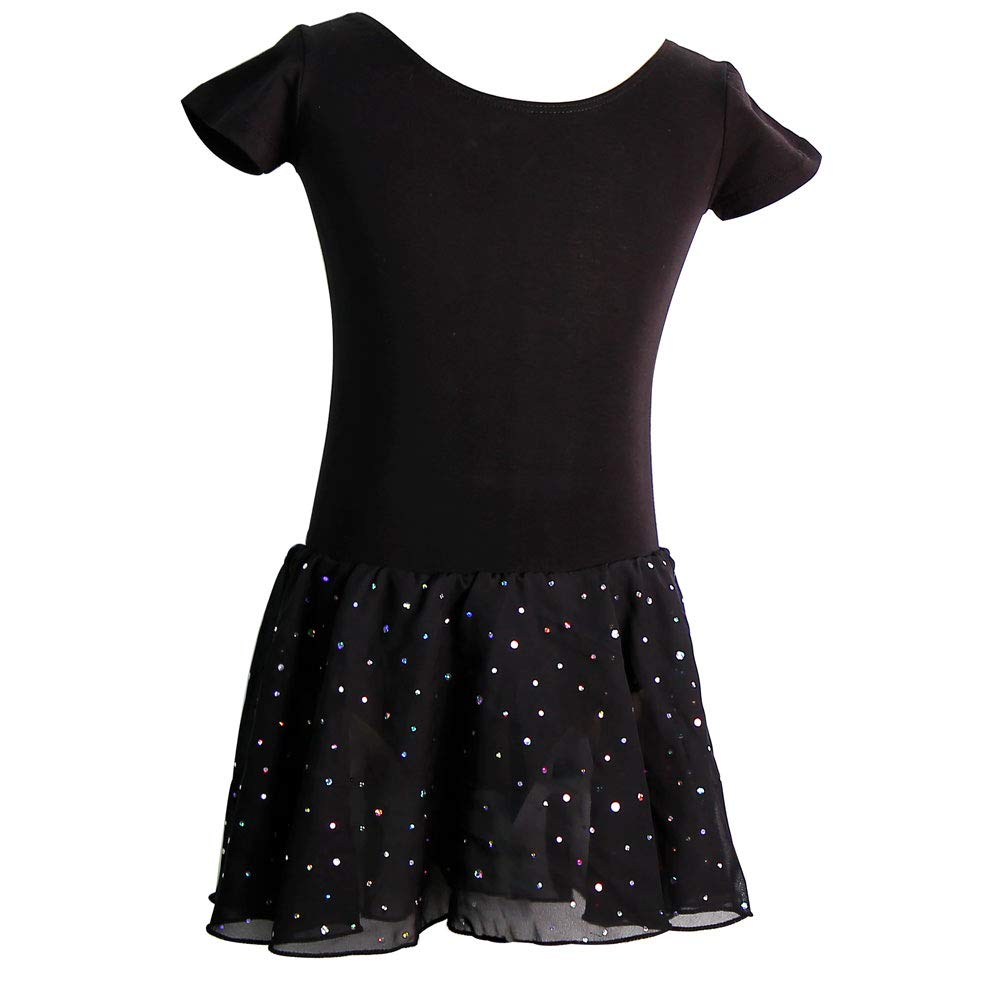 Morstane Toddler Battle Dance Leotards Girls Gymnastics Ballerina Costume Skirted Ballet