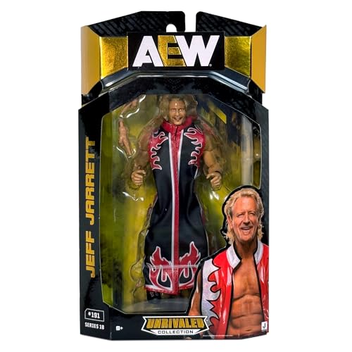 AEW Jeff Jarrett Unrivaled 18 Toy Wrestling Action Figure