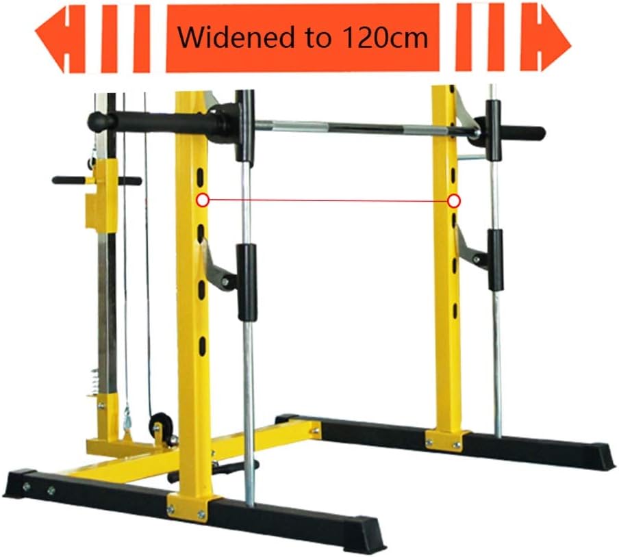 Fitness Power Rack Squat Rack Fitness Equipment Frame Type Gantry Bench Press Barbell Rack Weight Bench Multifunctional Fitness Equipment Squat Cage Home Gym