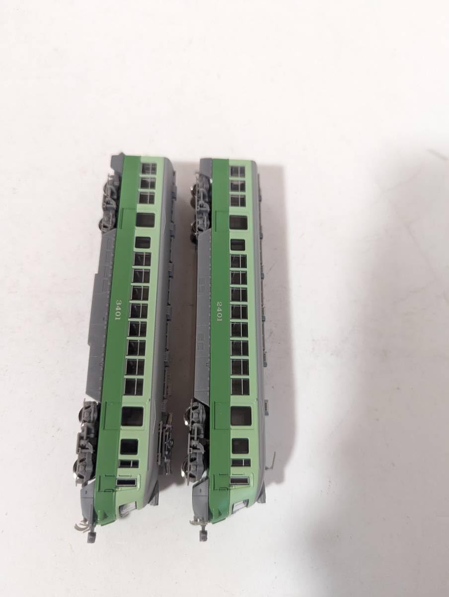 Amazon.co.jp: A1054 名鉄3400系・グリーン 2両 Nゲージ 鉄道模型