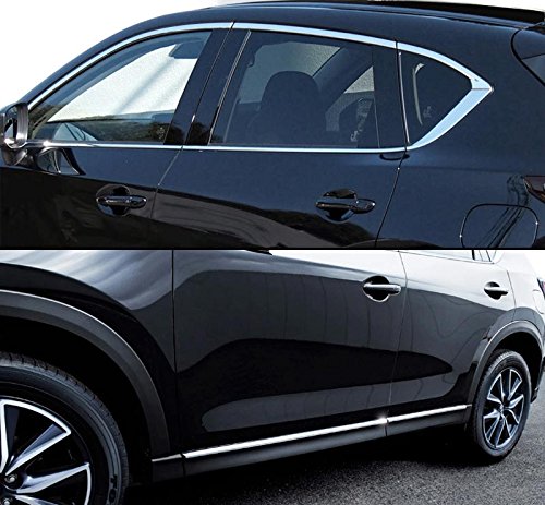 CX-5　KF系　上側ウィンドウトリム ＆ サイドモール　サムライプロデュース ab047-17.jpg