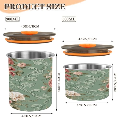 Envase para café de acero inoxidable 500 ml miniatura 2