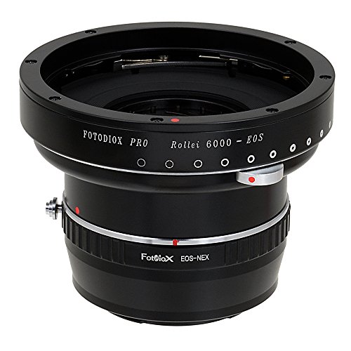 Fotodiox Pro Combo Lens Adapter Kit Compatible with Rollei 6000 Lenses to Sony E-Mount Cameras