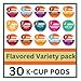 30 Count - Flavored Variety Pack Coffee Pods K Cup Sampler – Hazelnut, Cinnamon , Pecan, Caramel, Vanilla & Toffeenut. Turtle Love, Candy'd Almond, Caramel Me Crazy, S’mores, French Vanilla & Hazelnut for Keurig Brewers