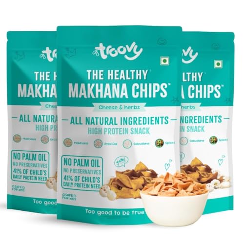 Troovy Makhana Chips | Tasty & High Protein Snacks | 30% Of Prote...