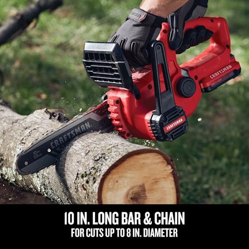 Mini tronçonneuse V20 CRAFTSMAN CMCCS610B sans fil 25,4 cm