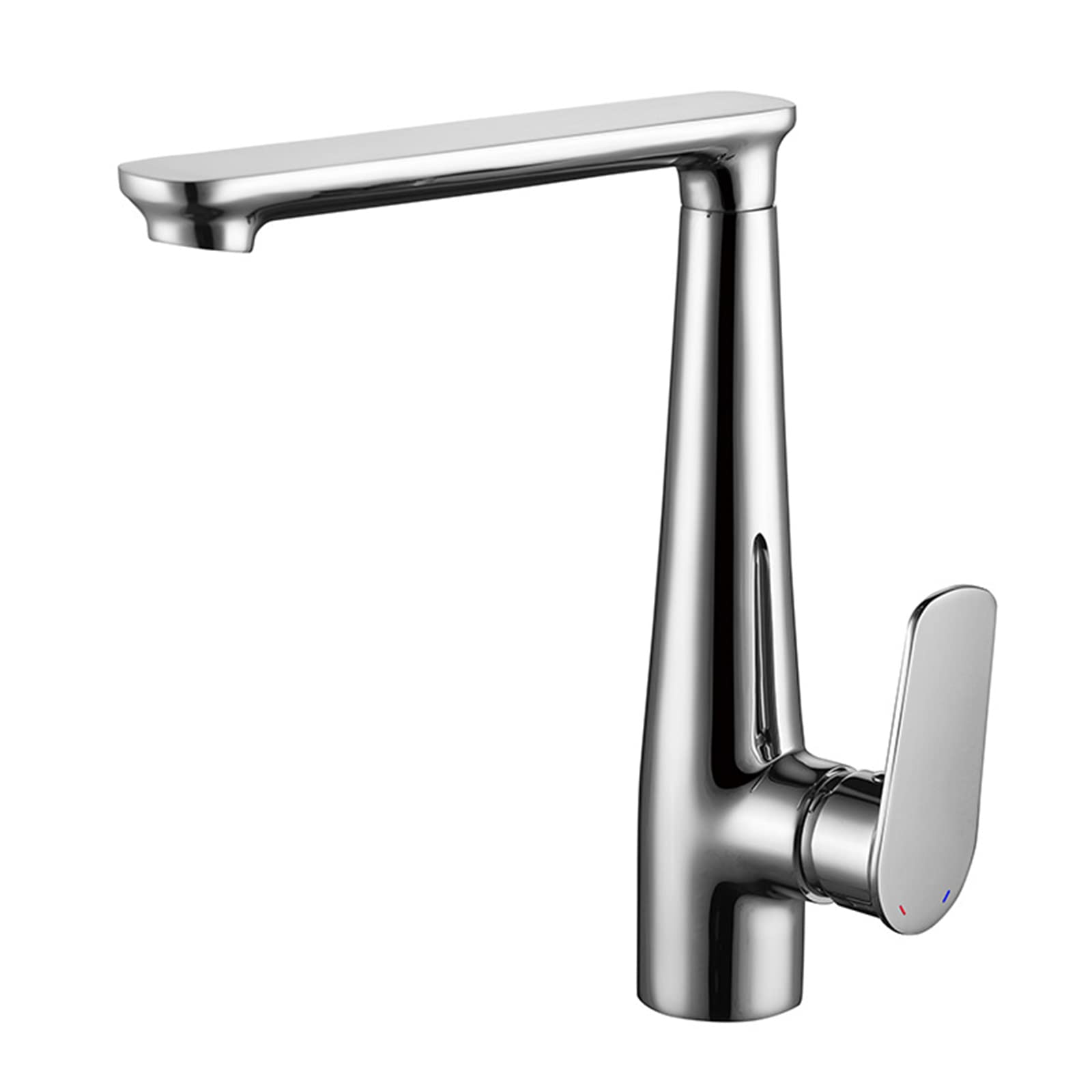 VDOQTLJT Single Handle Kitchen Sink Faucet Tap Brass Deck Mount 360 Degree Swivel Hole Mixer