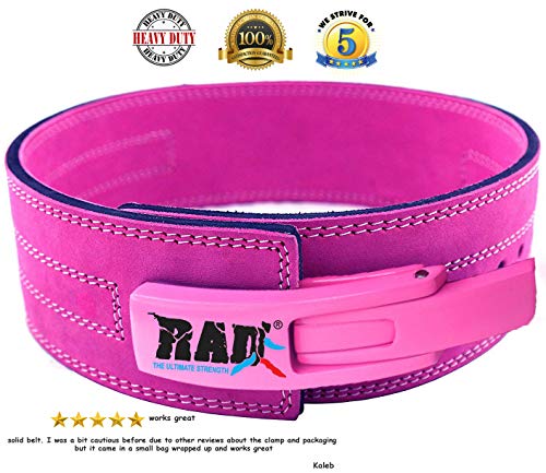 RAD Weight Lifting Belts Powerlifting and Weightlifting Belt with Lever Buckle, 10mm