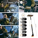 Fiskars X-series Car Snow Brush&Scraper Rot.Tel.