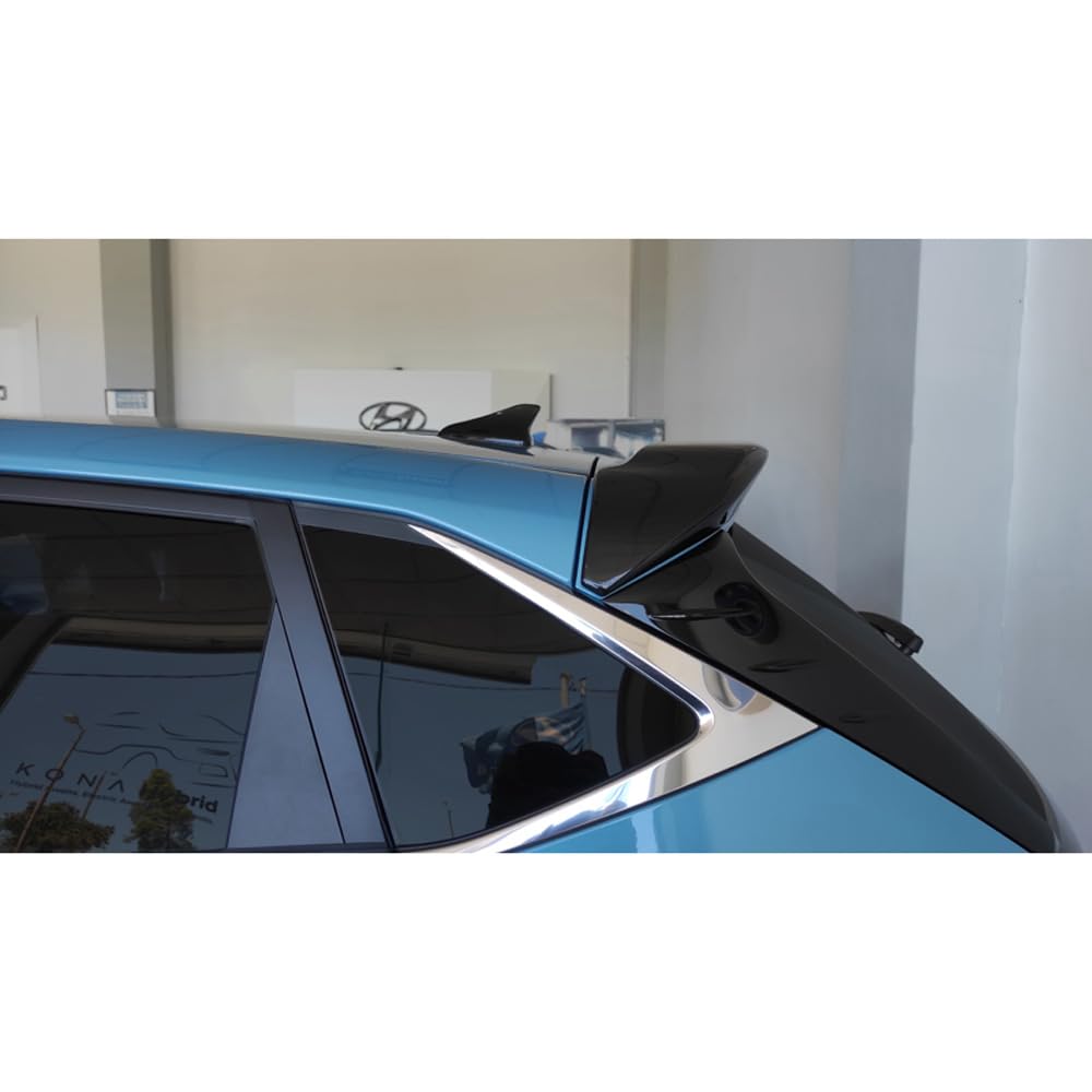 AUTO-STYLE Spoiler da tetto per Hyundai i20 III (BC3) 2020-, posteriore, non verniciato, autoadesivo, bordo in poliuretano ad alta qualità