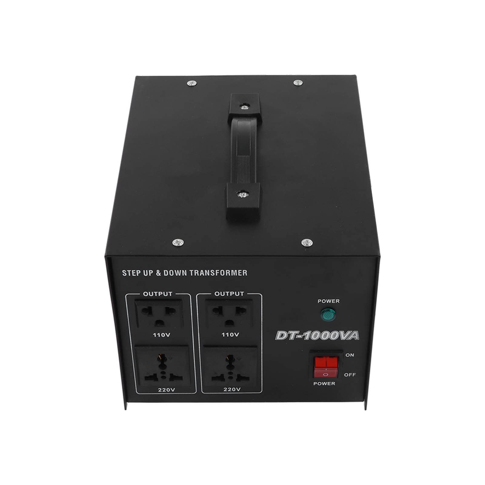 Trasformatore di corrente da 1000 W, regolatore di conversione di tensione con sovraccarico, per elettrodomestici industriali Asciugacapelli, Juicer Rice Cooker (spina UE)