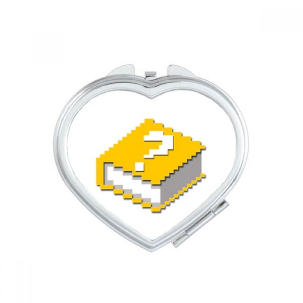 Miroir de poche pixel jeu coeur de DIYthinker pour maquillage portable