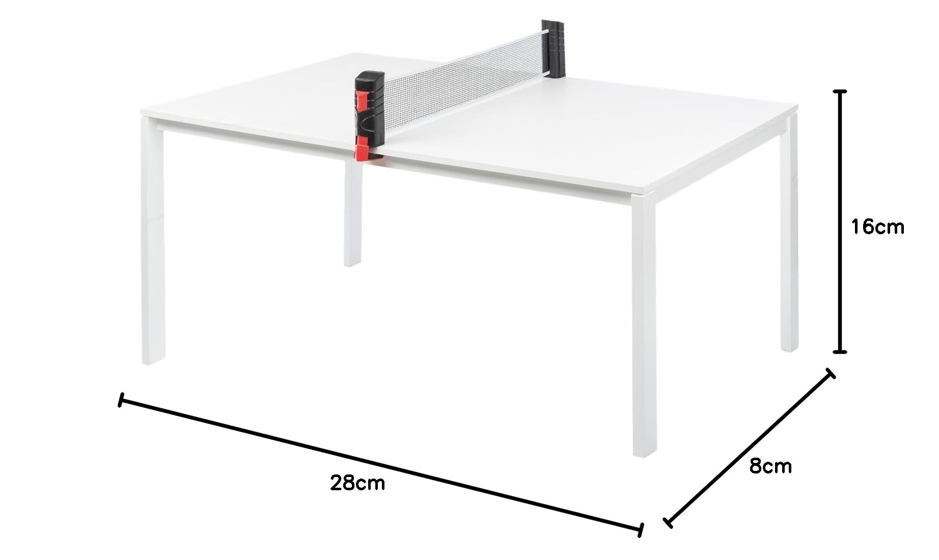 Idena Red de ping-pong extensible para mesa