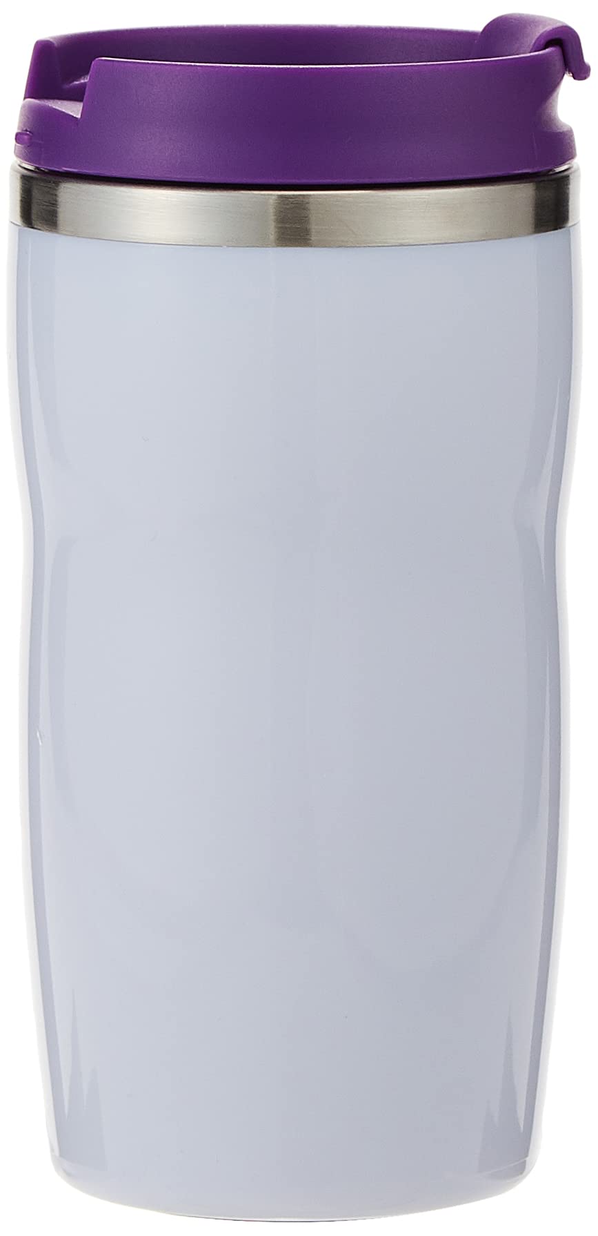 Stainless Steel Mug, Purple/White, 280 ml, F-H057K