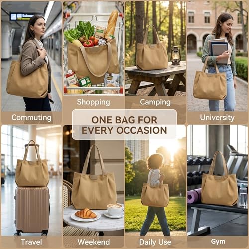 Bolso Tote de Lona para Mujer miniatura 7