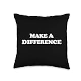 Make A Difference Throw Pillow