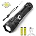 Produktbild Wiederaufladbare Taschenlampe Extrem Hell CREE LED XHP50 Taschenlampe, 5000 Lumen, 5 Modi Zoombare Wasserdichte Taktische Taschenlampe für Camping, Wandern, Outdoor Aktivitäten und Notfall