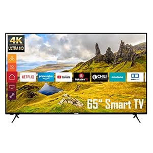 Telefunken XU65K529 65 Zoll Fernseher (Smart TV inkl. Prime Video/Netflix/YouTube, 4K UHD, HDR, HD+) [Modelljahr 2021]