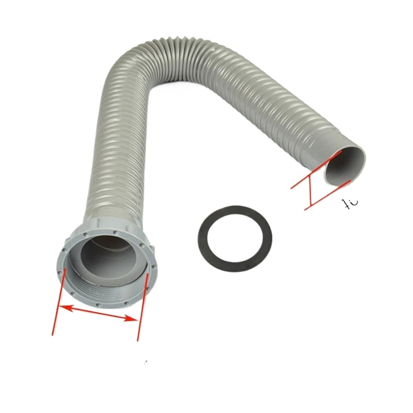 Tubo Di Scarico for Lavatrice Scarico Spesso Uso Diretto O Prolunga(120cm)