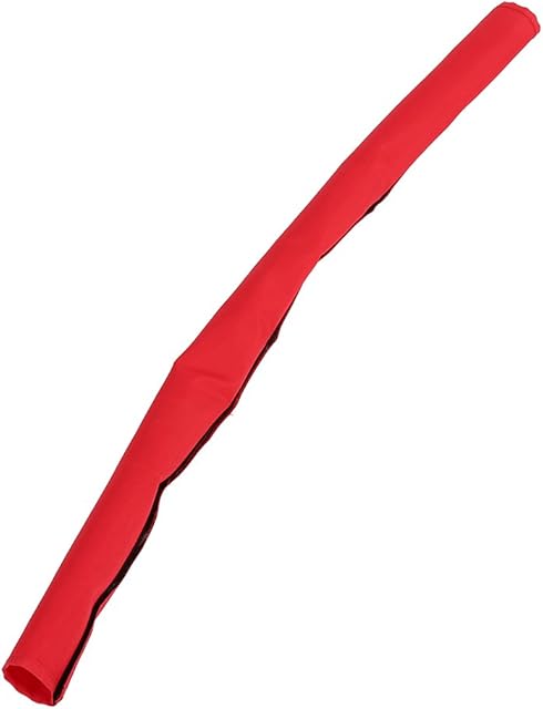 725mmx145mm Pushchair Bar Cover, Oxford Cloth Baby Pushchair Stroller Fabric Handle Sleeve Bar Gloves Cover Waterproof with Hook Loop Removable Pram Hand Glove Handrail Cover(Red)