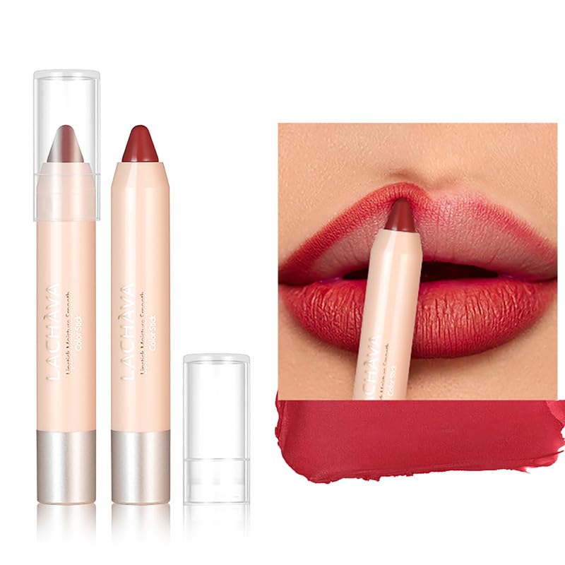 Velvety Creamy Matte Lip Liner, Ultra Matte Lip Color with Smooth Finish, Full Coverage High Pigment Waterproof Long Lasting Lipstick for Women (#03)