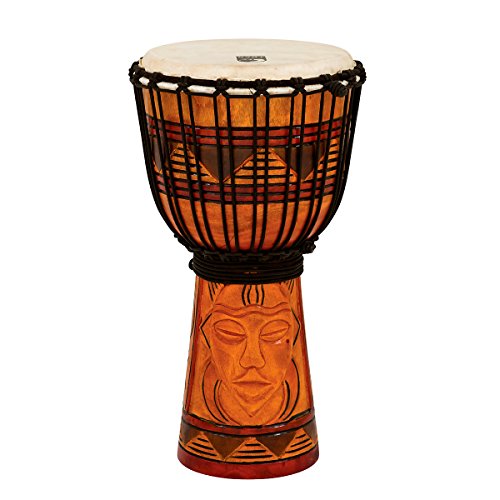 TOCA (�g�J) TODJ-8TM"Origins" Tribal Mask 8" WOOD ROPE TUNED DJEMBES ���[�v�`���[���W�����x