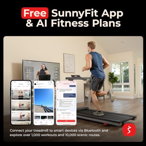 Sunny Health & Fitness Auto Incline Treadmill, Fully Assembled Walking Pad - image 8