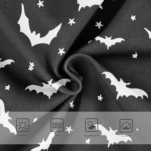 Girls Underwear Soft Cotton Halloween Bat Star Kids Panties in Sizes 2/3t, 4t, 5t, 6 and 83