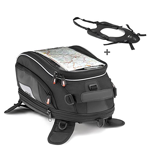 Tank Bag Ducati Scrambler Full Throttle Givi XS312 15 liters black + Tank Fitting System T460B