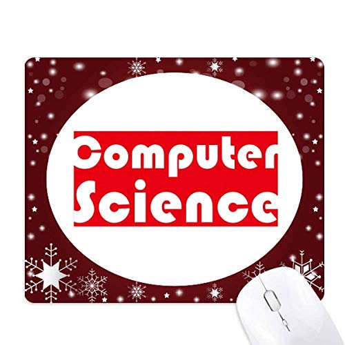 Tapis de souris informatique flocon de neige cadeau idéal pour cours et étudiants