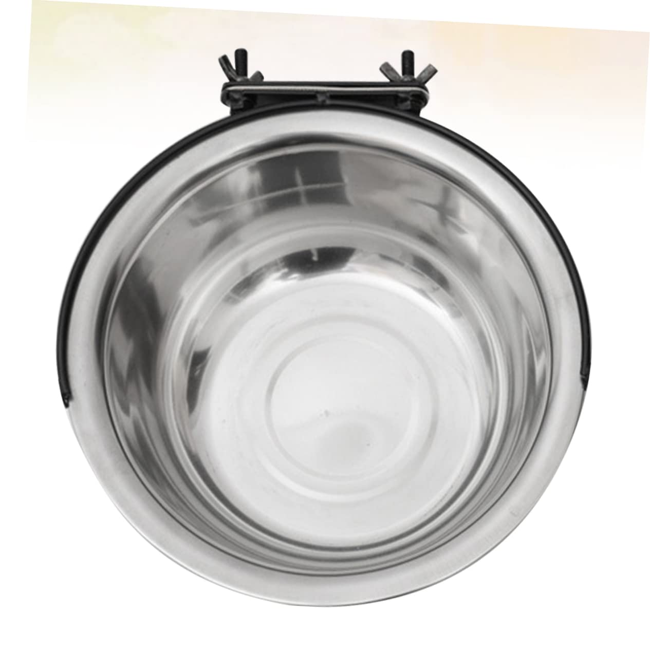 Comedero Colgante Caída Acero Inoxidable para Perro Gato y Pájaro Fácil Instalación