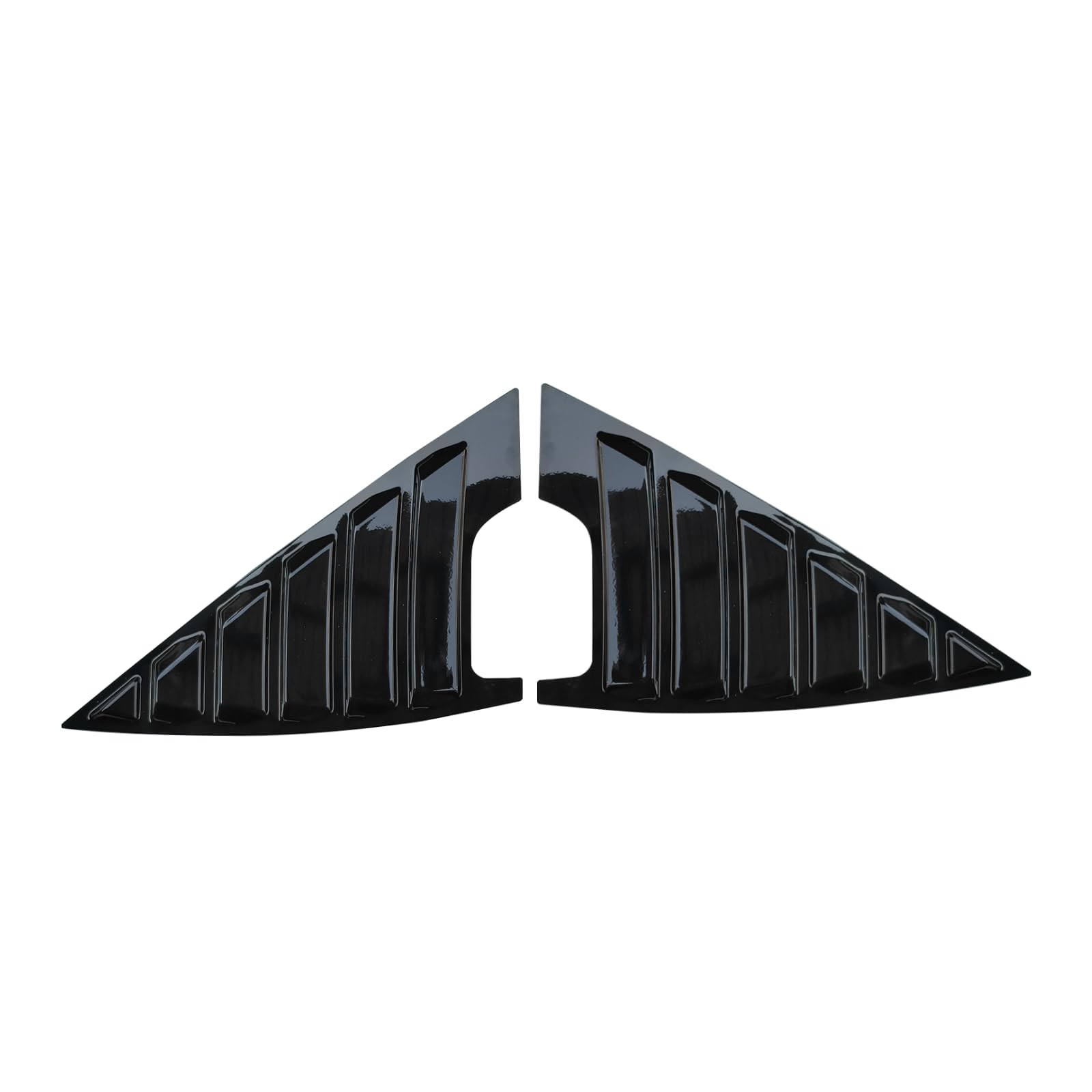 XEV 9e Window Louver | Quarter Glass Cover | ABS Plastic | Glosss Black Finish | Set of 2 Pieces-image-26