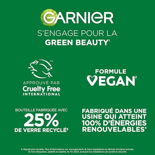 GARNIER Skin Active - Sérum Éclat - Anti-Tache Brunes - Soin Visage Enrichi En 3.5-4% Niacinamide, Vitamine C & Acide Salicylique - Vegan & Cruelty Free - 30 ml - L'emballage peut varier
