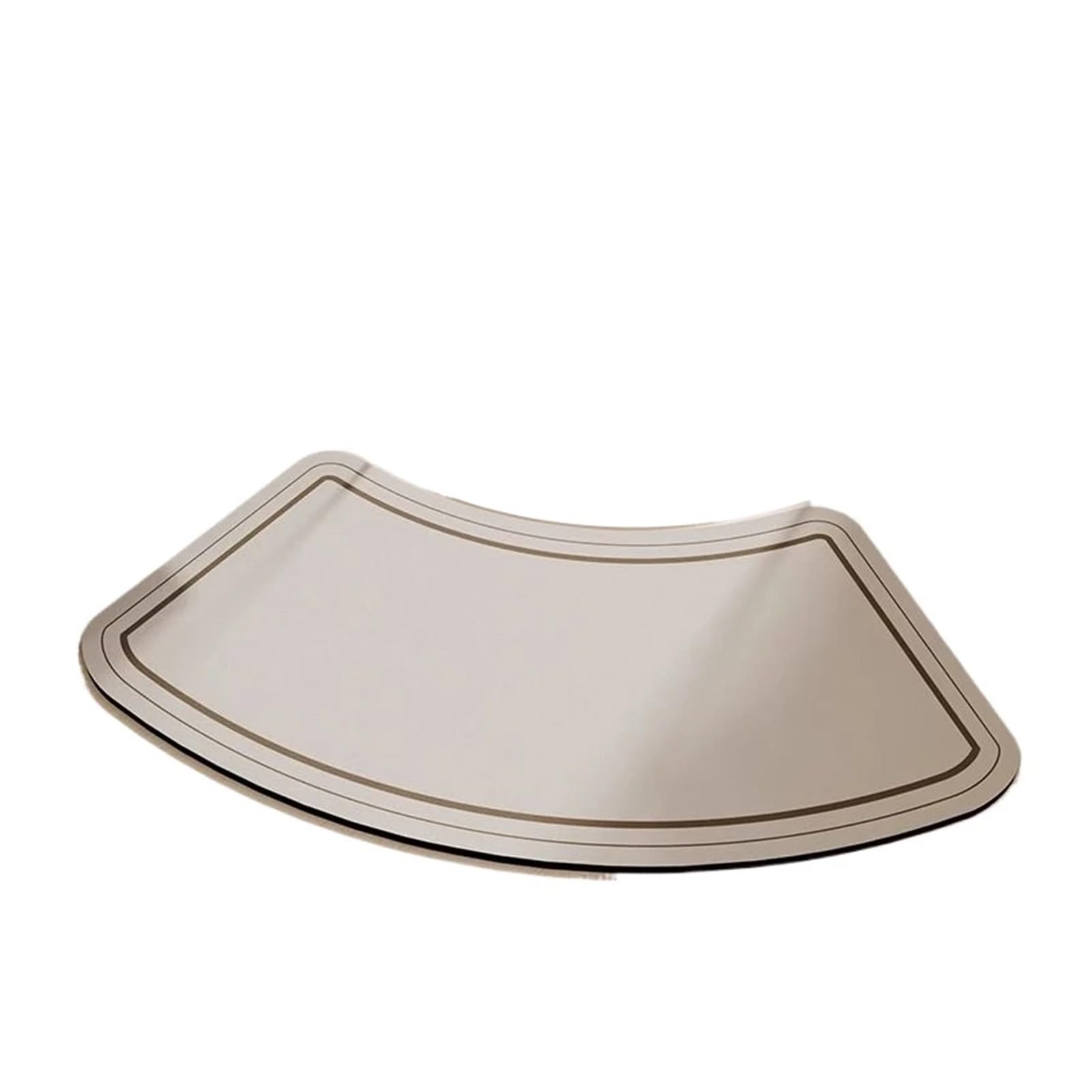 Alfombrilla for Suelo de baño, Alfombrilla for pies con Forma Abanico diatomeas Que Absorbe el Agua, Almohadilla Antideslizante for Puerta Cuarto y Ducha(01,50x90cm-A)