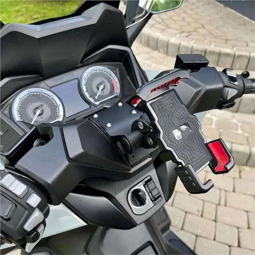 Support de navigation GPS moto Forza robuste avec barre de support de remplacement intégrée