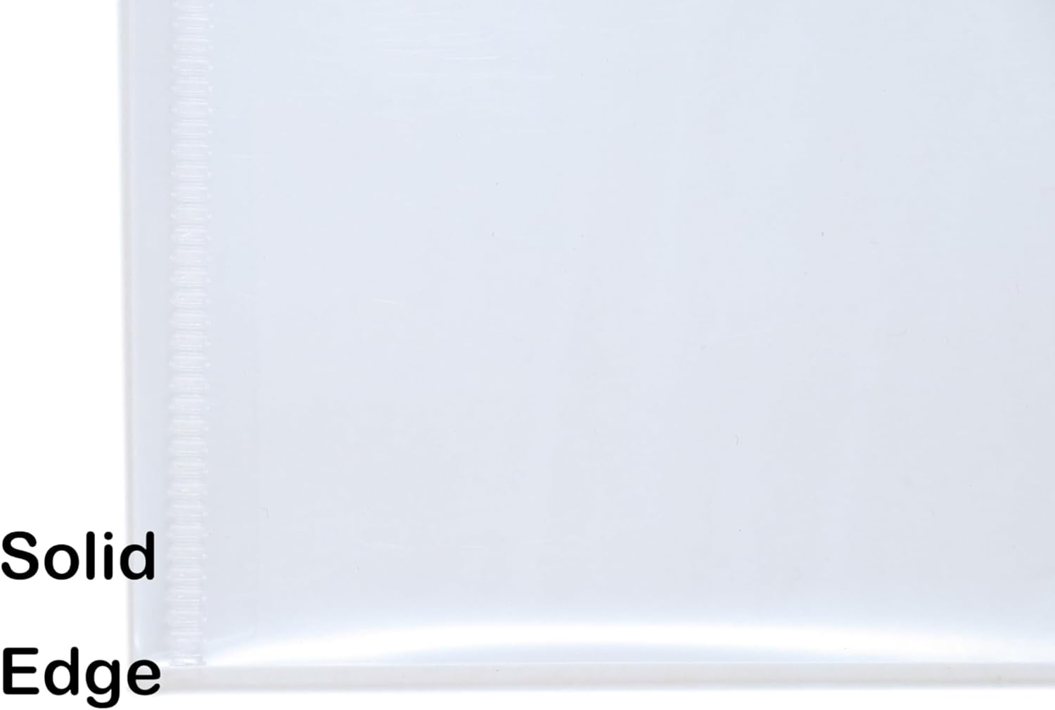 9 x 12 Clear Large Plastic Envelopes Document File Storage Holder 40 Pack Hook Loop Closure