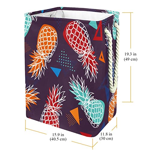 Panier à linge de salle de bain Ananas Comosus pour rangement