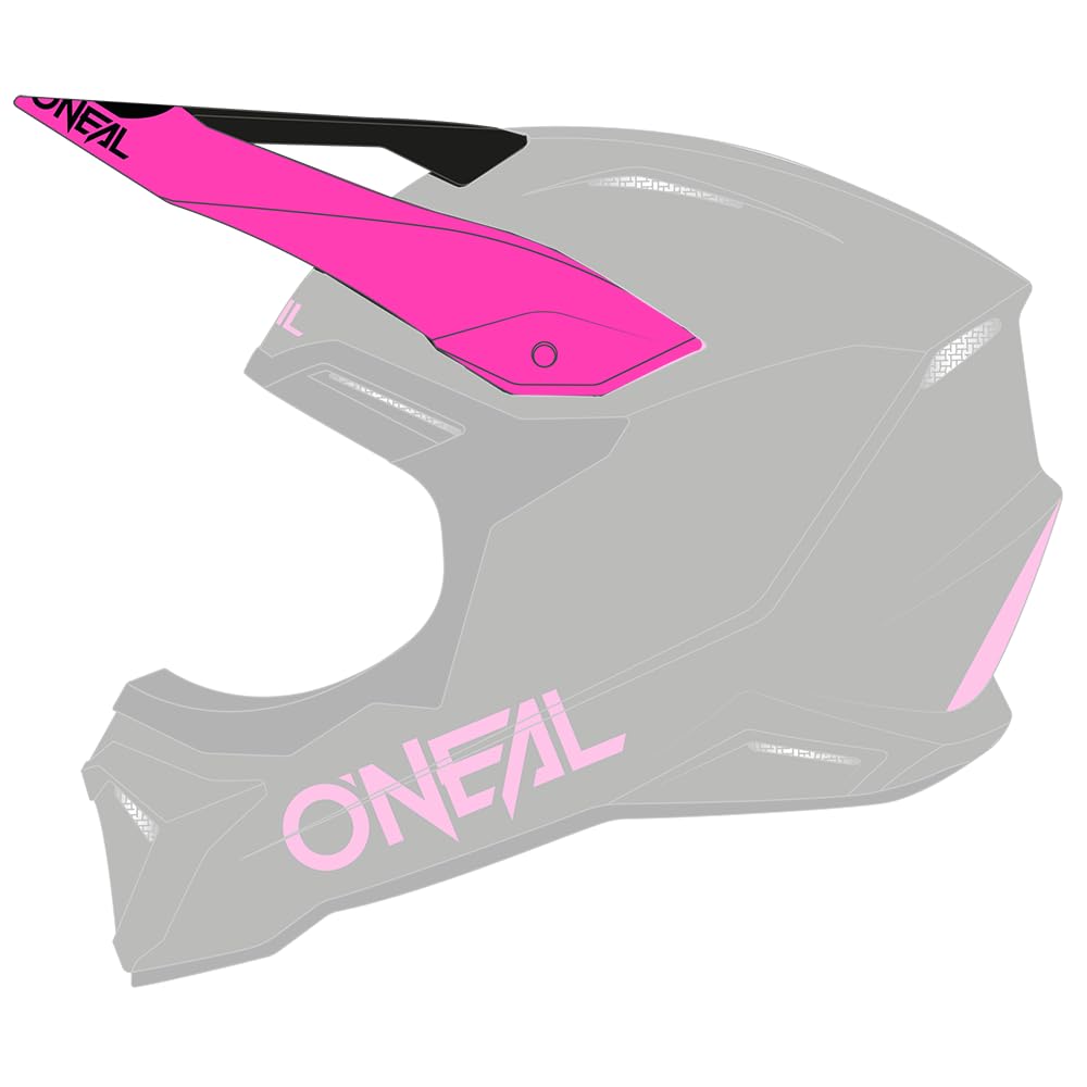 O'NEAL Helmschirm Youth 1SRS Solid, schwarz pink, 0634-0