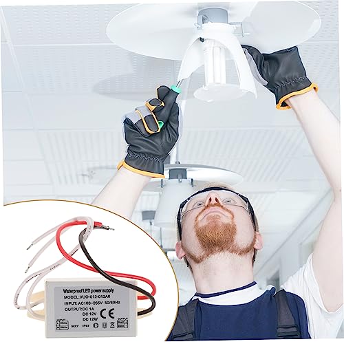 Veemoon 4 Pcs motorista de LED conversor dc adaptador de tira LED CC fonte de energia adaptador de e