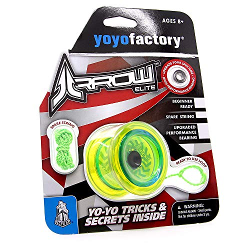 YoyoFactory-ARROW-Freestyle-Yo-Yo-Geel-beginner-tot-pro-met-Arrow-jojo