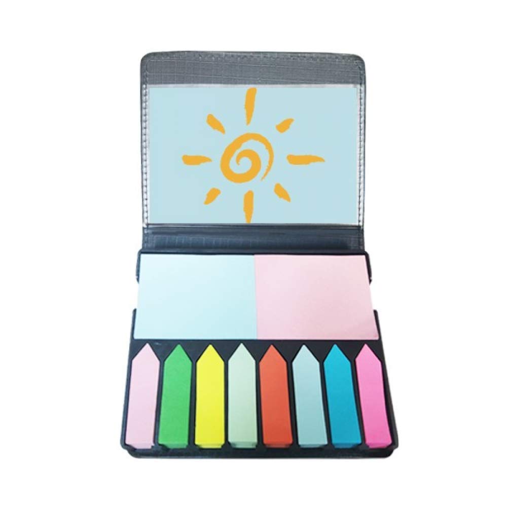 Couleur marqueur page et note autocollante jaune soleil pour l'organisation - 5