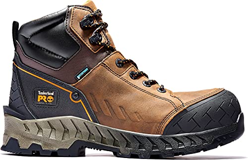 Timberland PRO Timberland PRO Men's Work Summit 6 Inch Composite Safety Toe Waterproof Industrial Work Boot, Distressed Brown, 7W