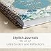 Christian Art Gifts Journal w/Scripture for Women Be Still and Know Ps. 46:10 Teal 192 Ruled Pages, Large Hardcover Notebook, Wire Bound